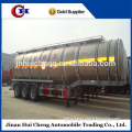 Cooking oil transportation aluminum fuel tanker semi trailer